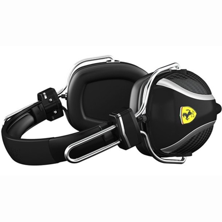 Casti audio cu banda Ferrari Scuderia P200 by Logic 3, Negru