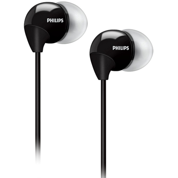 Casti audio Philips inner-ear SHE3595BK/00, Negru