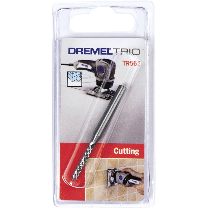 Фреза за разяне фаянс/керамични плочи/гипс Dremel 562, 4.8 мм
