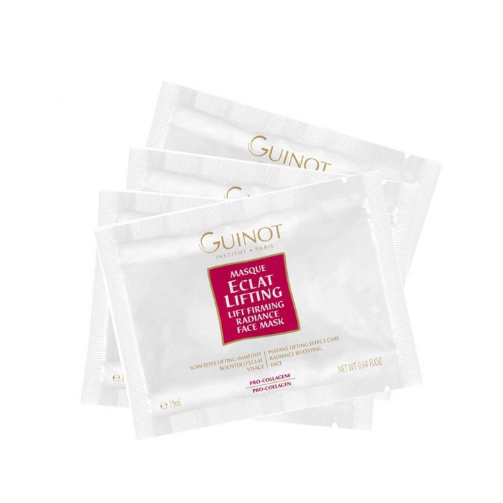 Tratament Guinot Masque Eclat Lifting cu efect de lifting, 4 pliculete