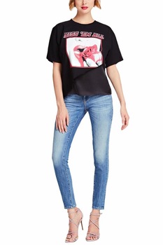 Bluza 2in1 dama, Guess-Jersey, Negru, S Bluza 2in1 dama, Guess-Jersey, Negru, S