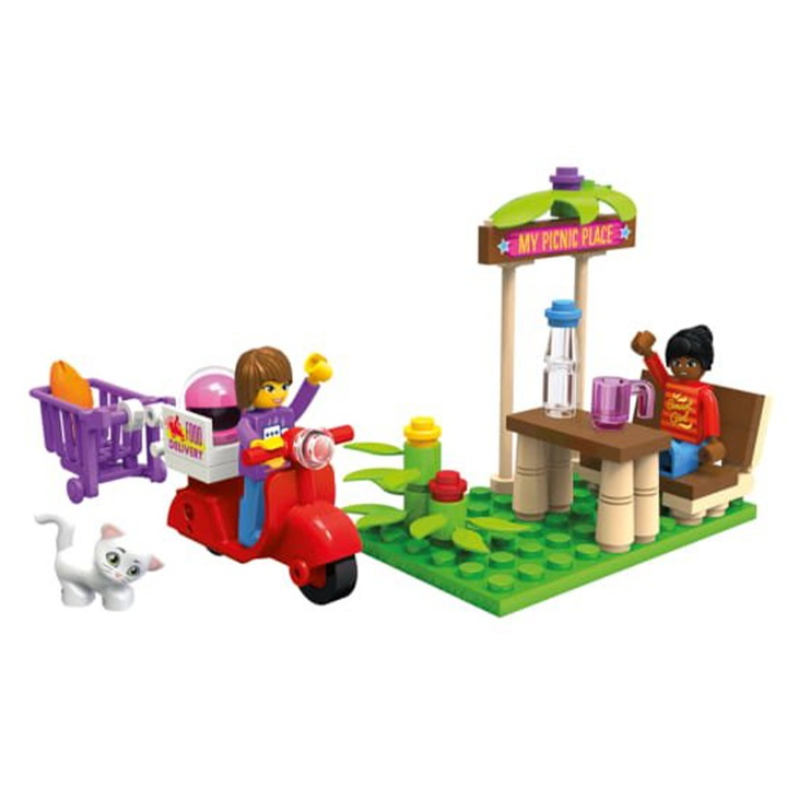 Set de constructie Blocki My Girls - Picnic, 73 piese