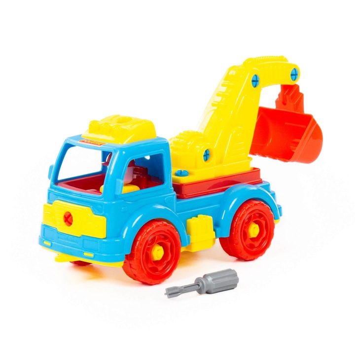Excavator demontabil Polesie, 33 х 13 х 19 cm