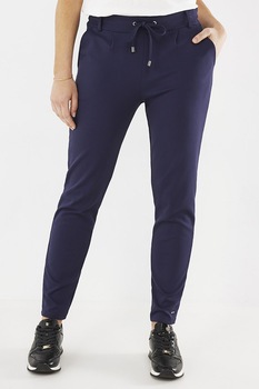 Mexx, Pantaloni sport cu buzunare laterale, Bleumarin Mexx, Pantaloni sport cu buzunare laterale, Bleumarin