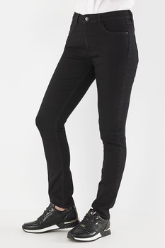 Mexx, Blugi cu talie medie Jenna, Negru Mexx, Blugi cu talie medie Jenna, Negru