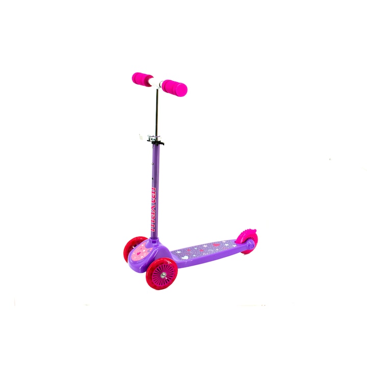 Тротинетка Maxtar Sparkle, розова, LED колела