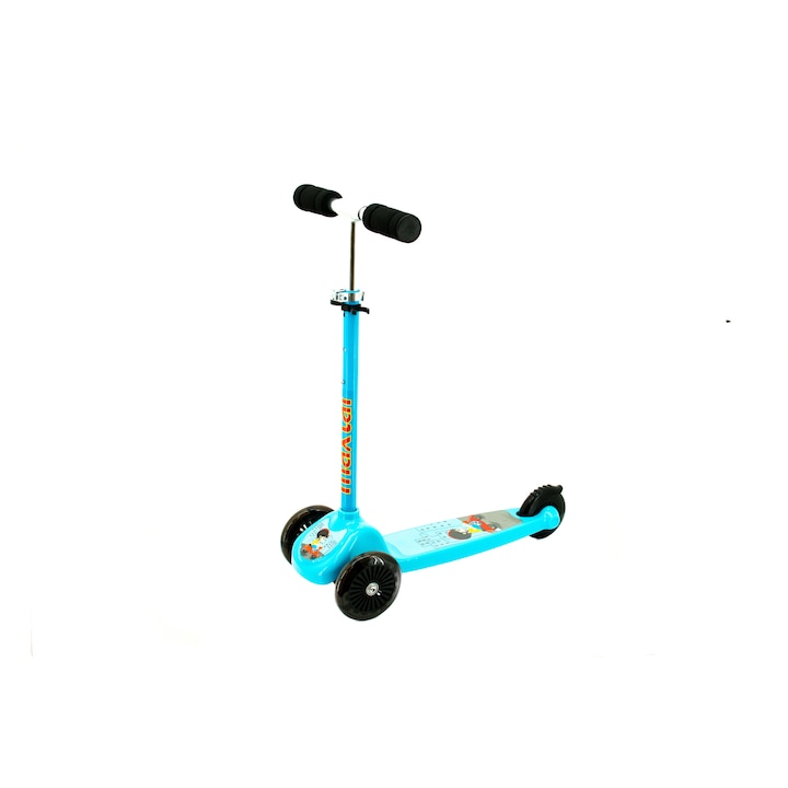 Тротинетка Maxtar Sparkle, синя, LED колела