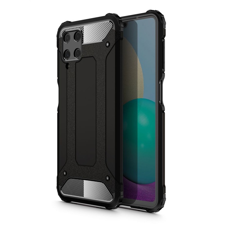 TECH-PROTECT Xarmor tok Samsung Galaxy A22 4G / LTE-hez, fekete