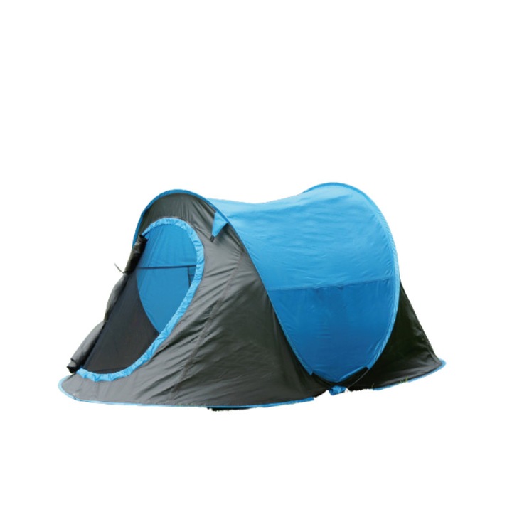 Cort camping, 2 persoane, Pop-up, montare rapida, poliester, 220 x 120 x 95 cm