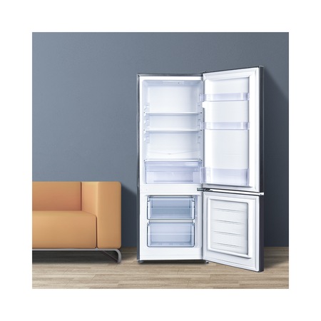 Combina frigorifica CHIQ FBM205L42, 205L, clasa E, low frost, garantie compresor 12 ani, 39 db, dark inox