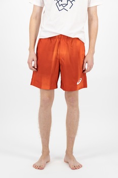 Asics, Pantaloni scurti cu talie elastica pentru tenis, Rosu Asics, Pantaloni scurti cu talie elastica pentru tenis, Rosu