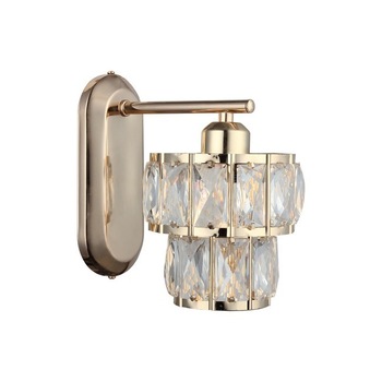 Aplica perete, HOMEMANIA, Metal, 14 x 20 x 23 cm, LED, 40W, Auriu Aplica perete, HOMEMANIA, Metal, 14 x 20 x 23 cm, LED, 40W, Auriu