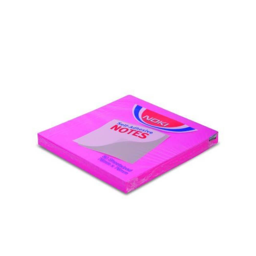 Set 80 Notite Adezive Noki, 76x76mm, Magenta