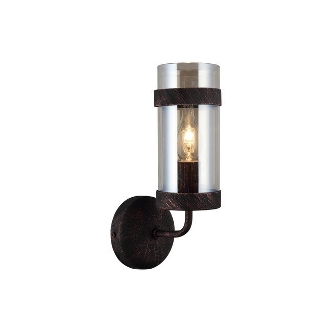 Aplica perete, HOMEMANIA, Metal, 9 x 16 x 26 cm, LED, 40W, Maro
