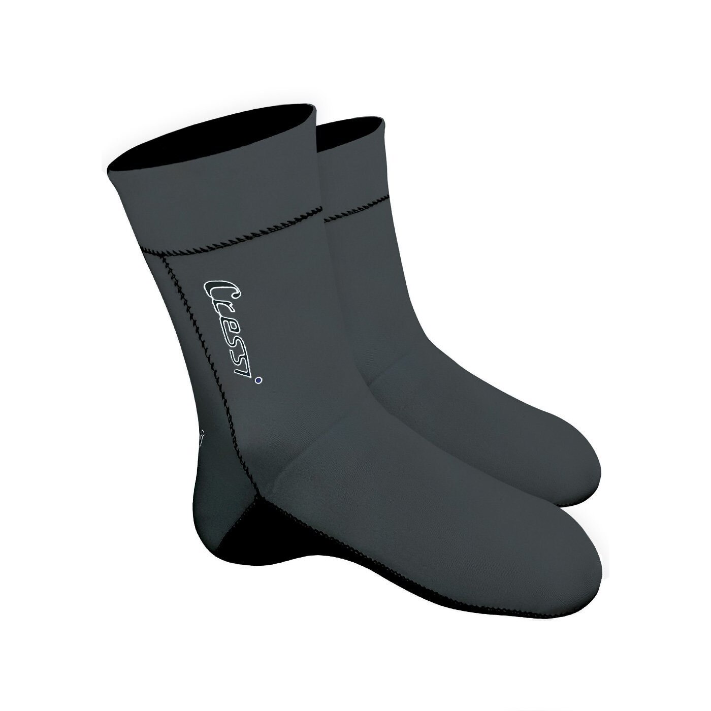 Sosete din neopren, CRESSI Ultra Stretch Boots, 2,5 mm, Gri, Marimea S (36-39)