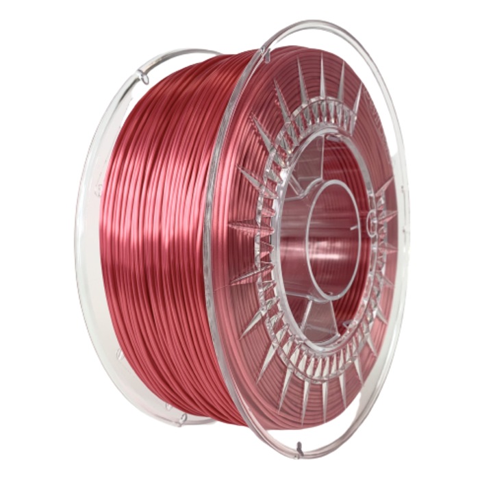 Filament SILK piros, 1.75mm, 1KG 3D nyomtató, Devil Design