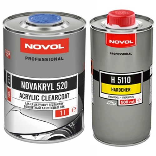 Set Lac NOVOL Novakryl 520 VHS 1,00 L si intaritor H5110 0,5L