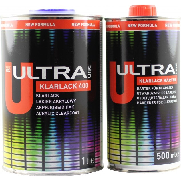 Set Lac NOVOL Klarlack 400 Ultra 1,00L si intaritor 0,50 L