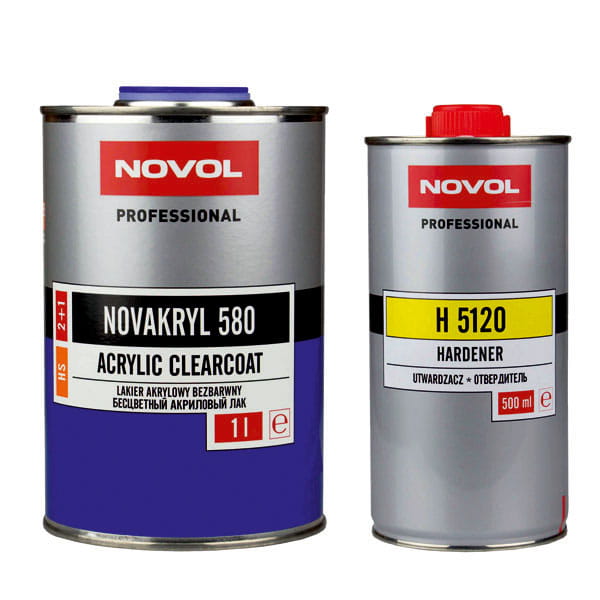 Set Lac NOVOL Novakryl 580 HS 1,00 L si intaritor H5120 0,5L