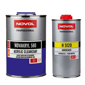 Set Lac NOVOL Novakryl 580 HS 1,00 L si intaritor H5120 0,5L Set Lac NOVOL Novakryl 580 HS 1,00 L si intaritor H5120 0,5L