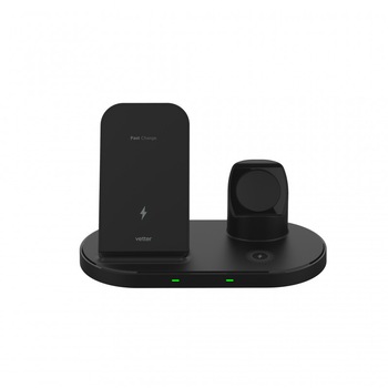 Incarcator Wireless, iBase Fusion, 3 in 1 compatibil cu Apple Incarcator Wireless, iBase Fusion, 3 in 1 compatibil cu Apple