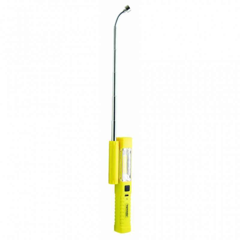 Lampa lucru LED 3W COB+1W cu tija magnetica flexibila, Topmaster, 232501