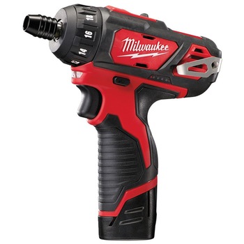 Masina de gaurit si insurubat (bormasina) sub-compacta pe acumulator Milwaukee M12 BD-202C, 12 V, 30 Nm, ¼″ Hex sistem prindere, 1500 RPM, 2 acumulatori, incarcator Masina de gaurit si insurubat (bormasina) sub-compacta pe acumulator Milwaukee M12 BD-202C, 12 V, 30 Nm, ¼″ Hex sistem prindere, 1500 RPM, 2 acumulatori, incarcator