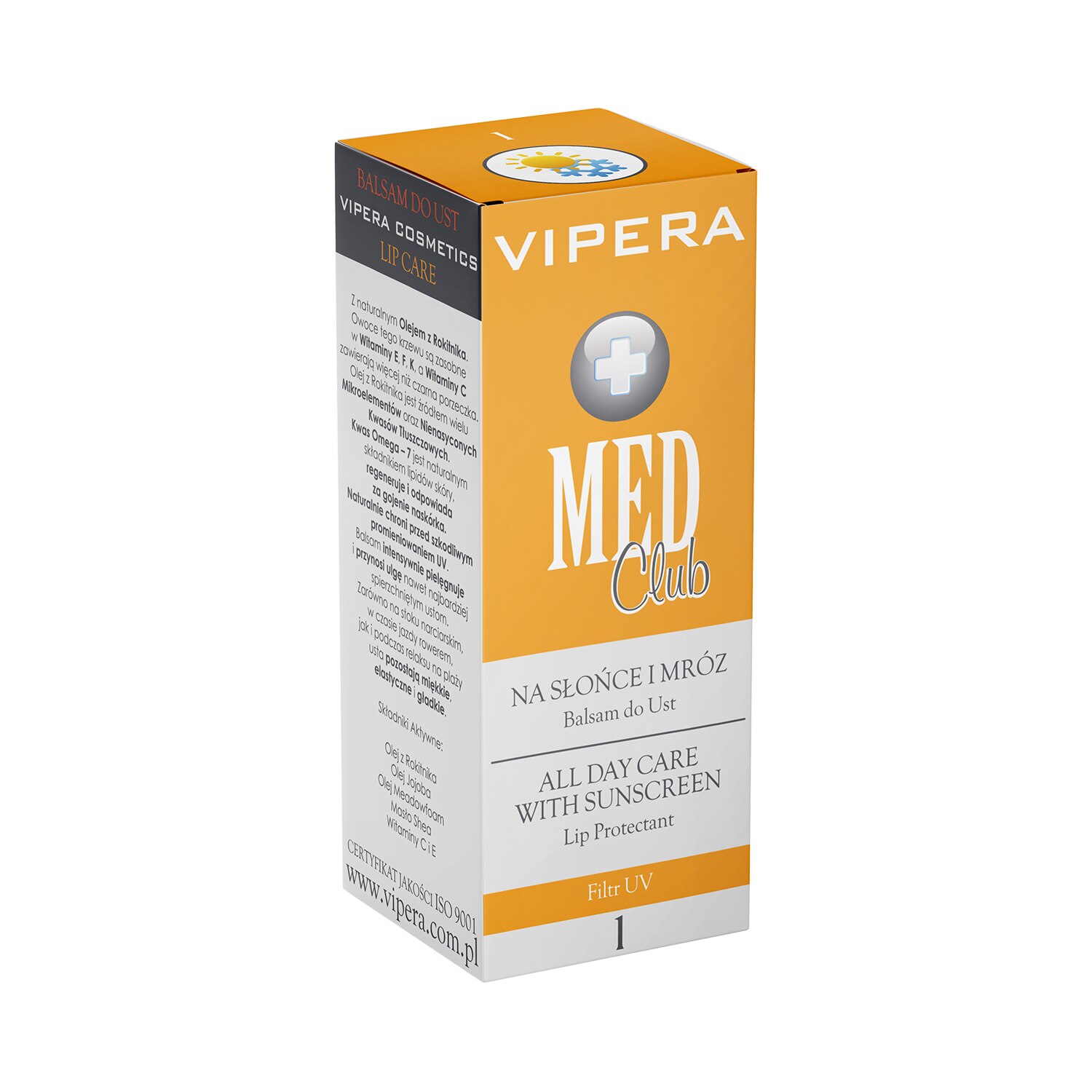 Balsam protector pentru buze Sun & Frost 01 sun & frost, 4 g