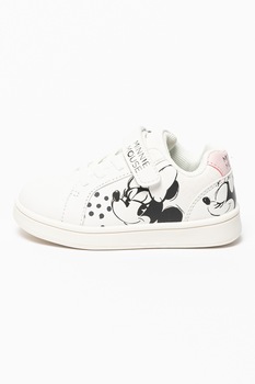 Walt Disney - Minnie egeres mintájú sneaker, Fehér/Fekete