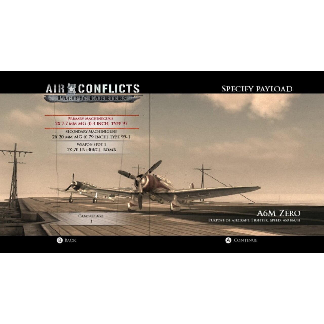 Joc Air Conflicts Pacific Carriers Code in a box Pentru Nintendo