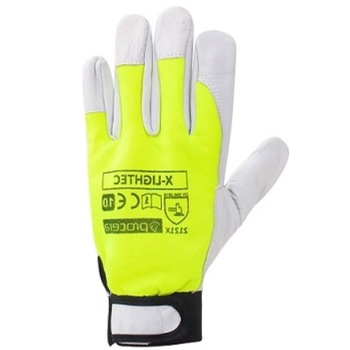 Manusi de protectie, Top Defender, X-Lightec, din piele fina, reflectorizante, marimea 9/L Manusi de protectie, Top Defender, X-Lightec, din piele fina, reflectorizante, marimea 9/L