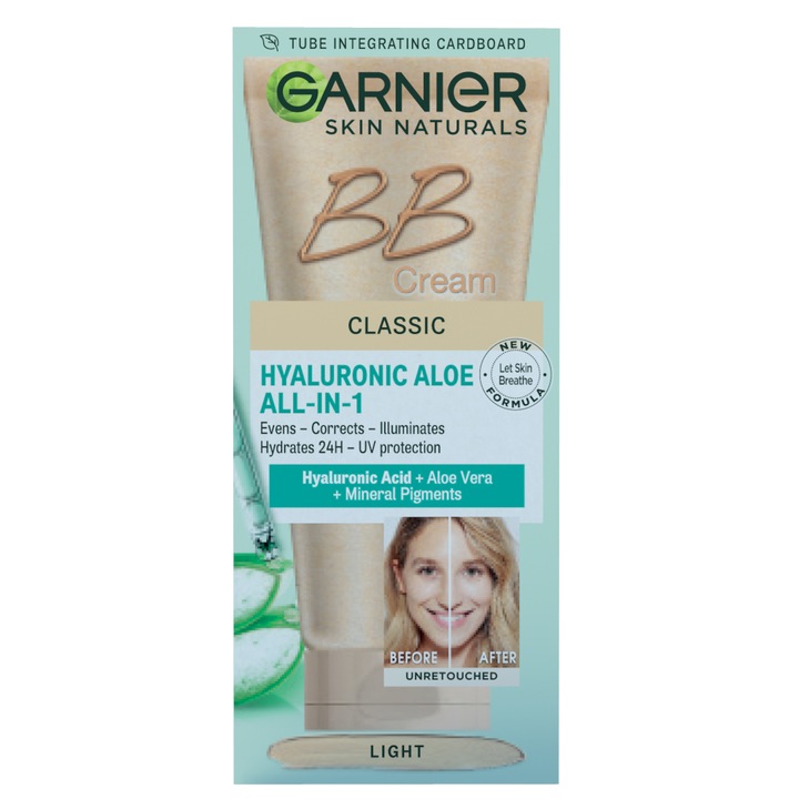 Crema BB Garnier Skin Naturals multifunctionala de zi, nuanta deschisa, 50 ml