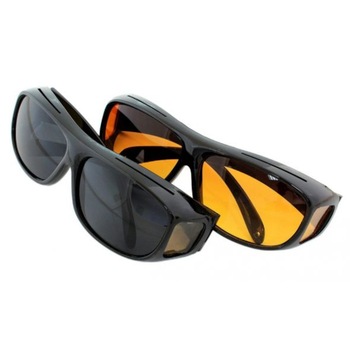 Set 2 perechi ochelari de condus pe timp de zi, noapte sau ceata, HD Vision Set 2 perechi ochelari de condus pe timp de zi, noapte sau ceata, HD Vision