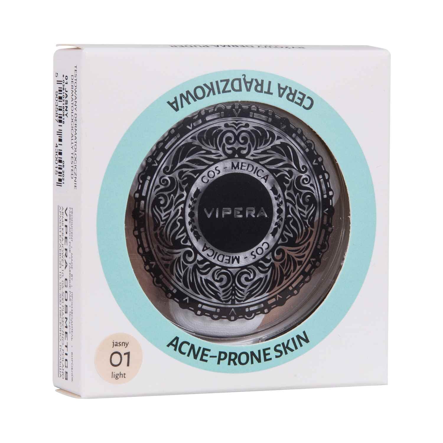 Pudra compacta Cos-Medica Derma Powder Smooth Finish 01 light, 13 g