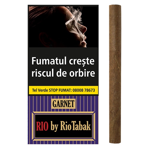 Tigari de foi RIO Garnet by RioTabak, 10 bucati, aroma struguri/vin