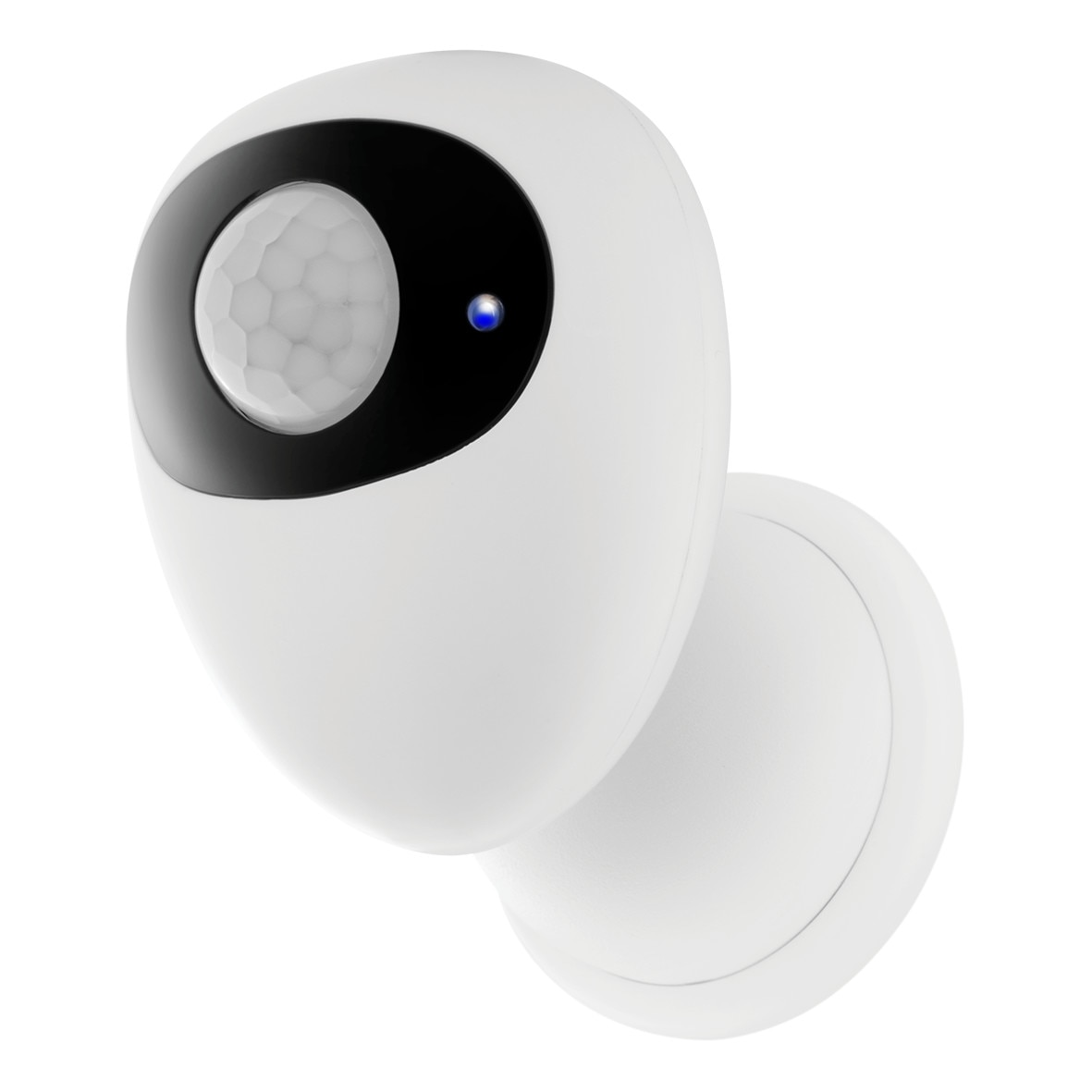 Senzor de miscare Smart Deltaco, WiFi 2.4GHz, PIR, Alb/Negru