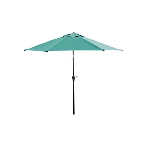 Umbrela gradina/terasa, cu inclinatie si manivela, verde, 300 cm
