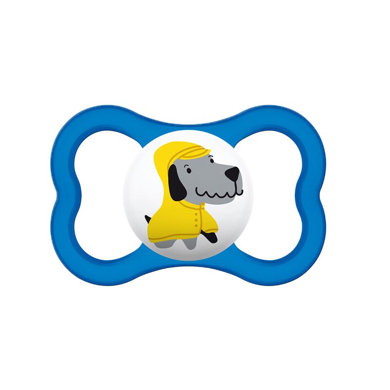 Suzeta ortodontica din silicon 1 MAM Air 001AL, Albastru 16+ luni