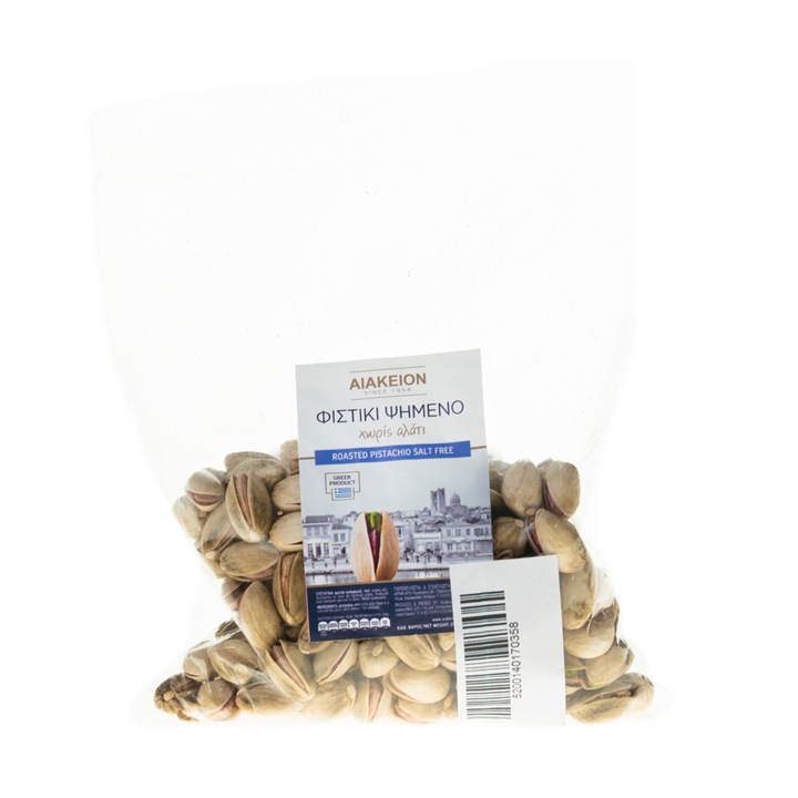 Fistic prajit si nesarat, 100% natural, fara zahar, 200 g - eMAG.ro