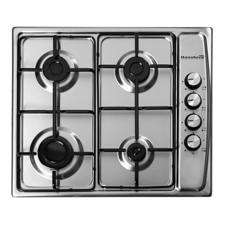 Pachet Cuptor electric Incorporabil Hausberg HB-8051IN, Clasa A, 76L, 2000W, Negru/Inox, Plita Incorporabila HB-555, 4 arzatoare, Gaz, Inox, Hota incorporabila telescopica HB-1285IN, Putere de absorbtie 420 m3/h, 2 motoare, 60 cm, Alb