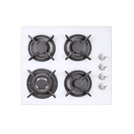 Pachet incorporabil Studio Casa Cristal Modern, Cuptor electric multifunctional, cristal alb plus Plita gaz 4 arzatoare, cristal alb plus Hota telescopica, Termostat, Programator digital pentru inceputul si sfarsitul coacerii, 8 functii, Alb/ Inox