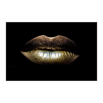 Tablou canvas, Golden Lips, 60 x 80 cm Tablou canvas, Golden Lips, 60 x 80 cm