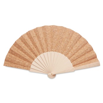 Evantai 42x23 cm din Lemn si Pluta, Piksel, in cutie Evantai 42x23 cm din Lemn si Pluta, Piksel, in cutie