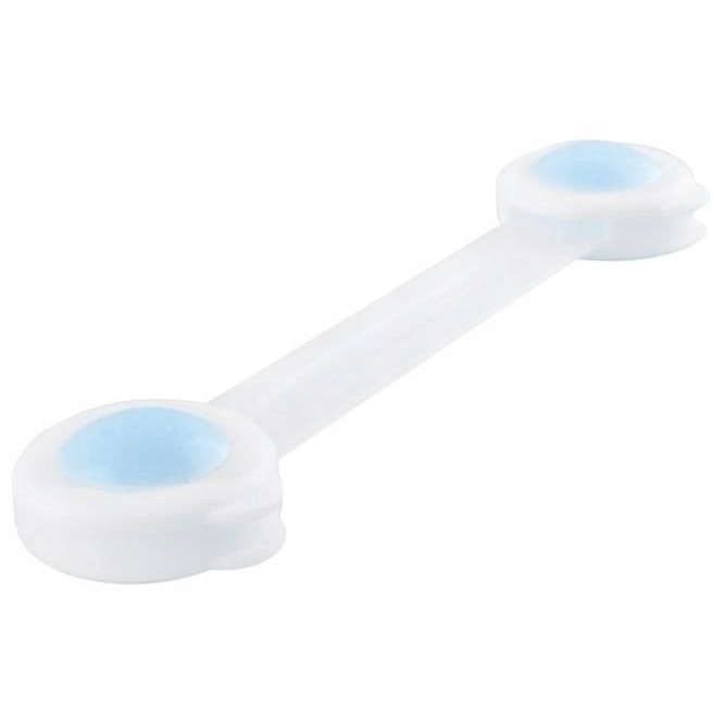 Siguranta pentru usile mobilierului, Zola®, alb cu albastru, 15.5 cm