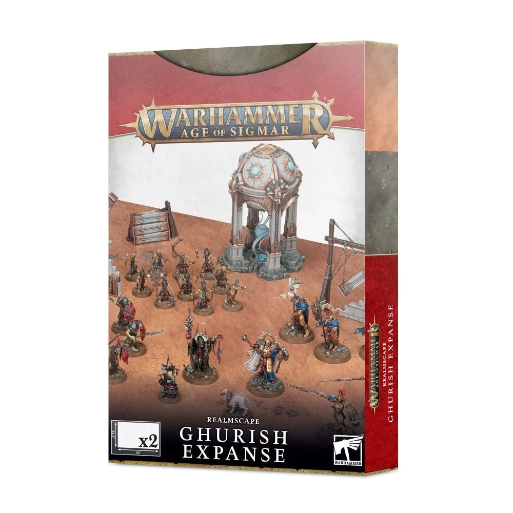 Pachet Game Mat Foundation WhAOS pentru Miniaturi, Games Workshop, Realmscape Ghurish Expanse