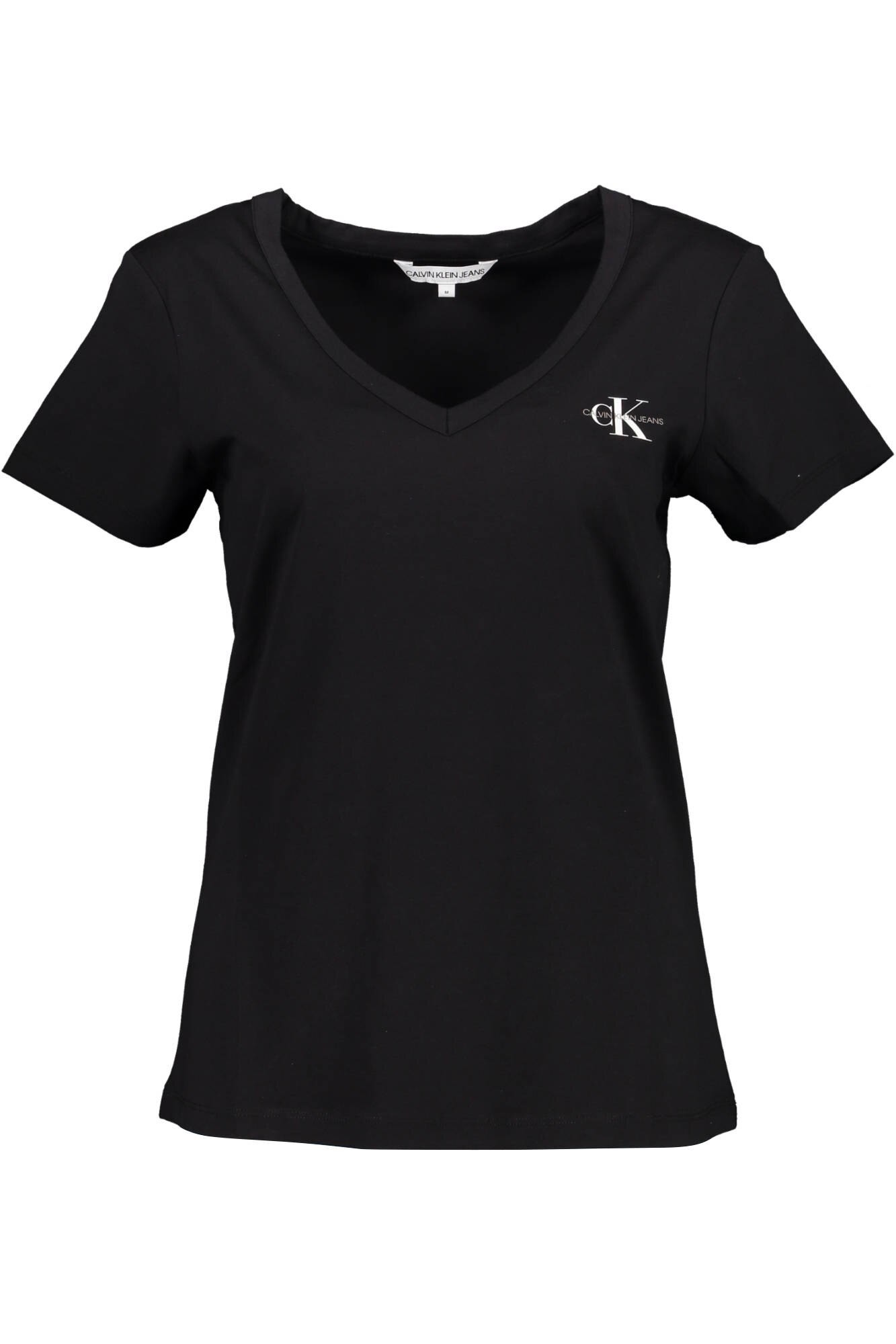 Tricou, Calvin Klein, logo, negru, Negru