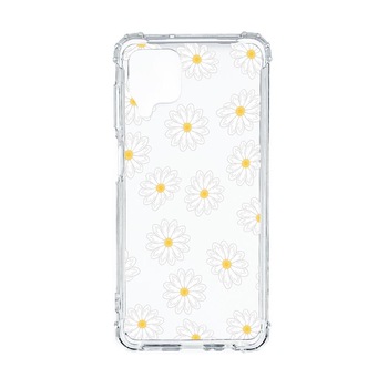 Husa Anti Shock, Compatibila Cu Samsung Galaxy M12 / Galaxy F12, Happy Flowers, Silicon Premium, Rezistenta, 513 Husa Anti Shock, Compatibila Cu Samsung Galaxy M12 / Galaxy F12, Happy Flowers, Silicon Premium, Rezistenta, 513