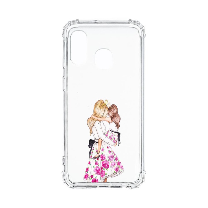 Husa Anti Shock, Compatibila Cu Samsung Galaxy A40, Mommy's Girl, Silicon Premium, Rezistenta, 554