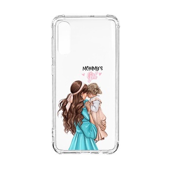 Husa Anti Shock, Compatibila Cu Samsung Galaxy A50, Mommy's Girl, Silicon Premium, Rezistenta, 555 Husa Anti Shock, Compatibila Cu Samsung Galaxy A50, Mommy's Girl, Silicon Premium, Rezistenta, 555