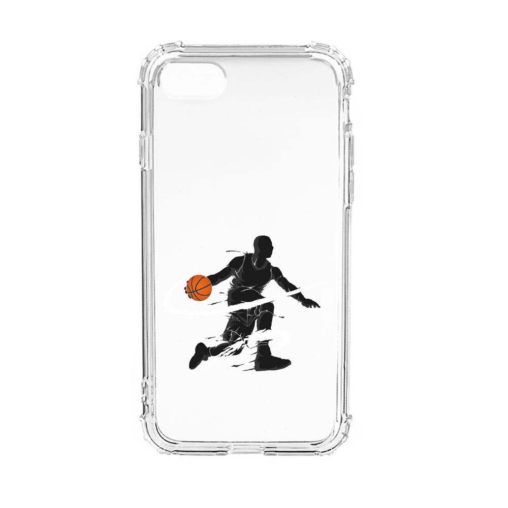 Husa Anti Shock, Compatibila Cu Apple iPhone SE 2 / iPhone 7 / iPhone 8, Basketball, Silicon Premium, Rezistenta, 791